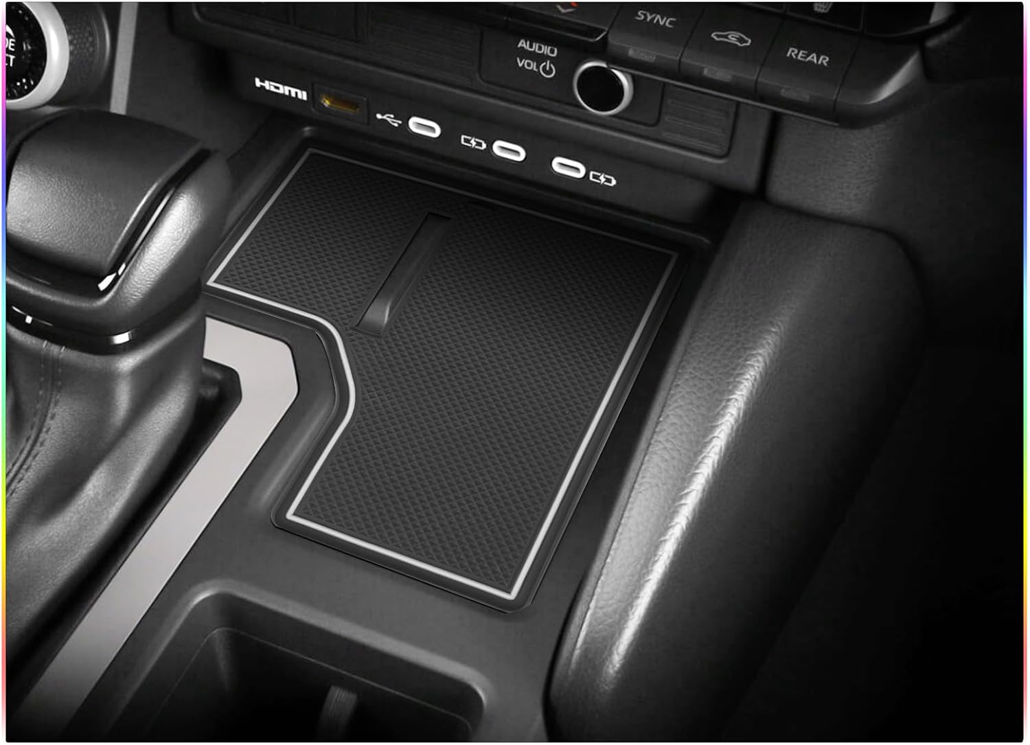 For Toyota Land Cruiser Door Compartment Cup Console Liners 2024 2025 2026