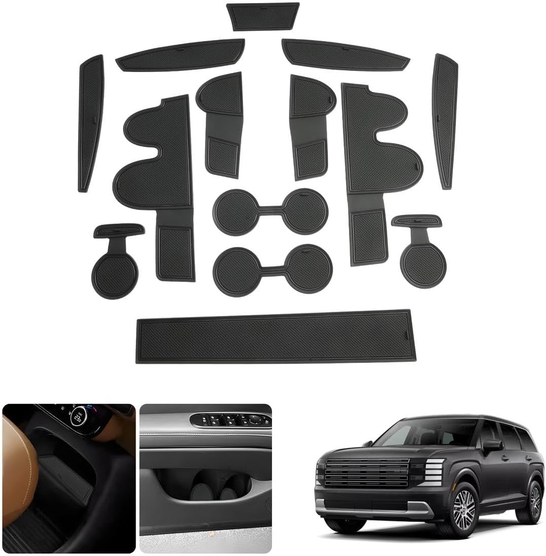 For Hyundai Palisade SE/SEL/XRT/Limited/Calligraphy Center Console Liners Mats 2026+