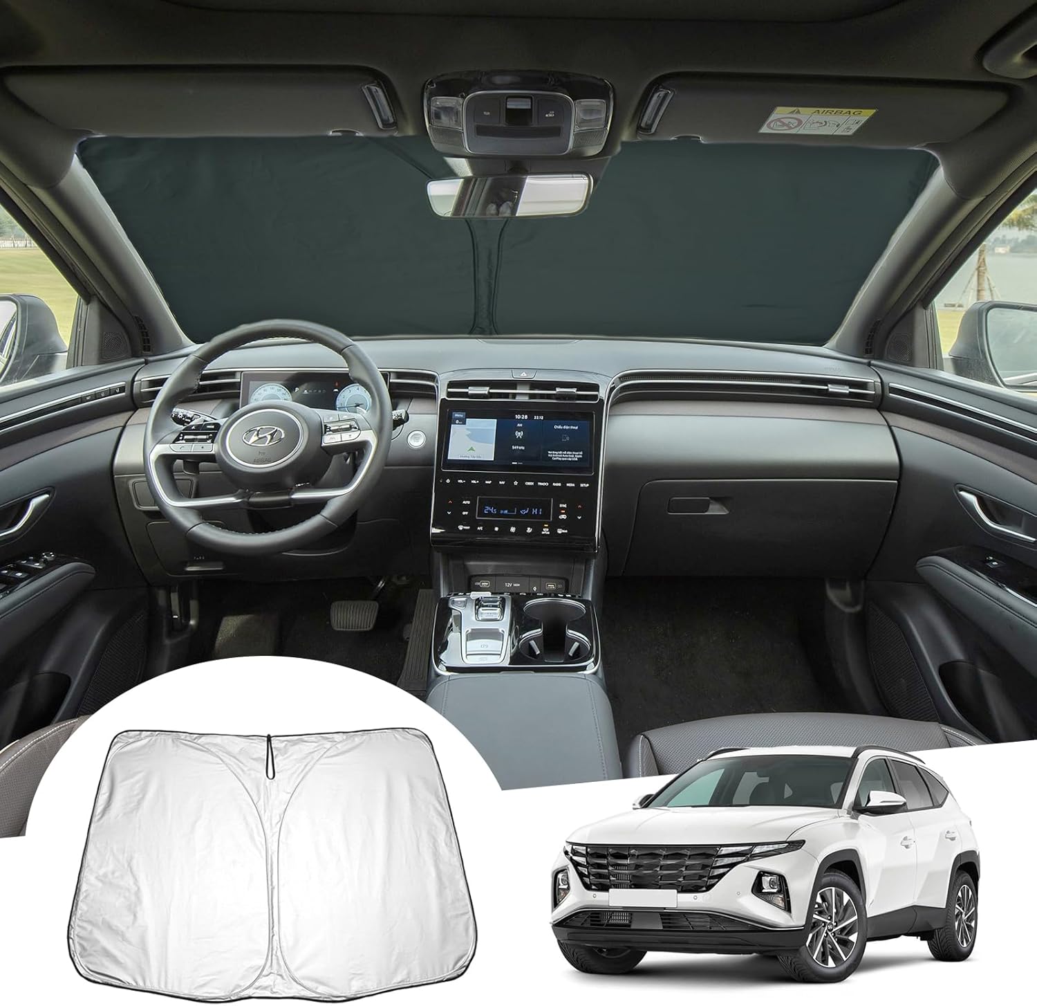 For Hyundai Tucson NX4 TL Windshield Sunshade 2015+