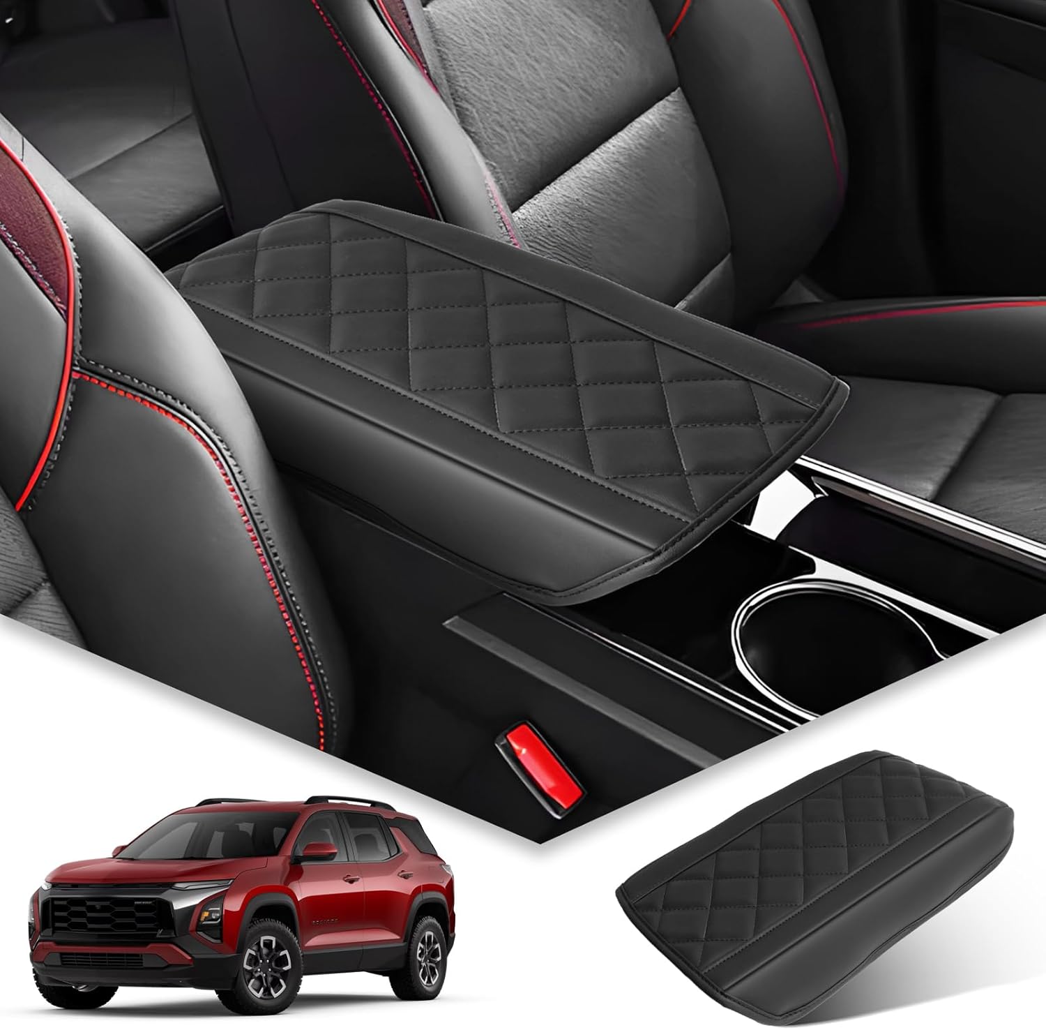 For Chevy Equinox(LT/RS/ACTIV) Center Console Armrest Cover 2025