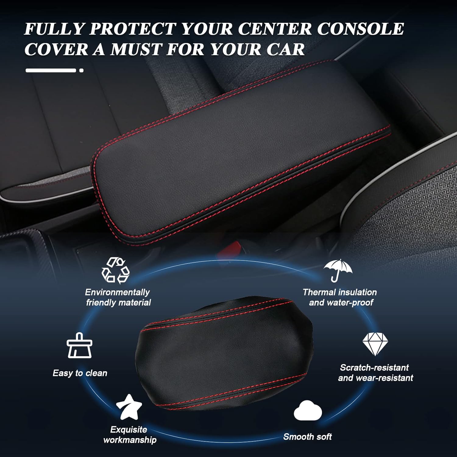 For Chevy Trailblazer Center Console Armrest Cover 2021-2025+