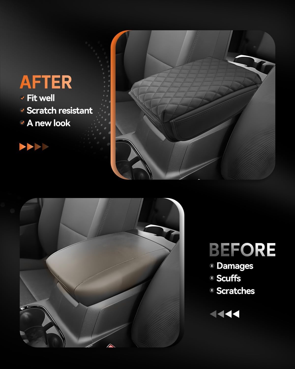 For Chevy Colorado Center Console Armrest Cover 2023-2025+