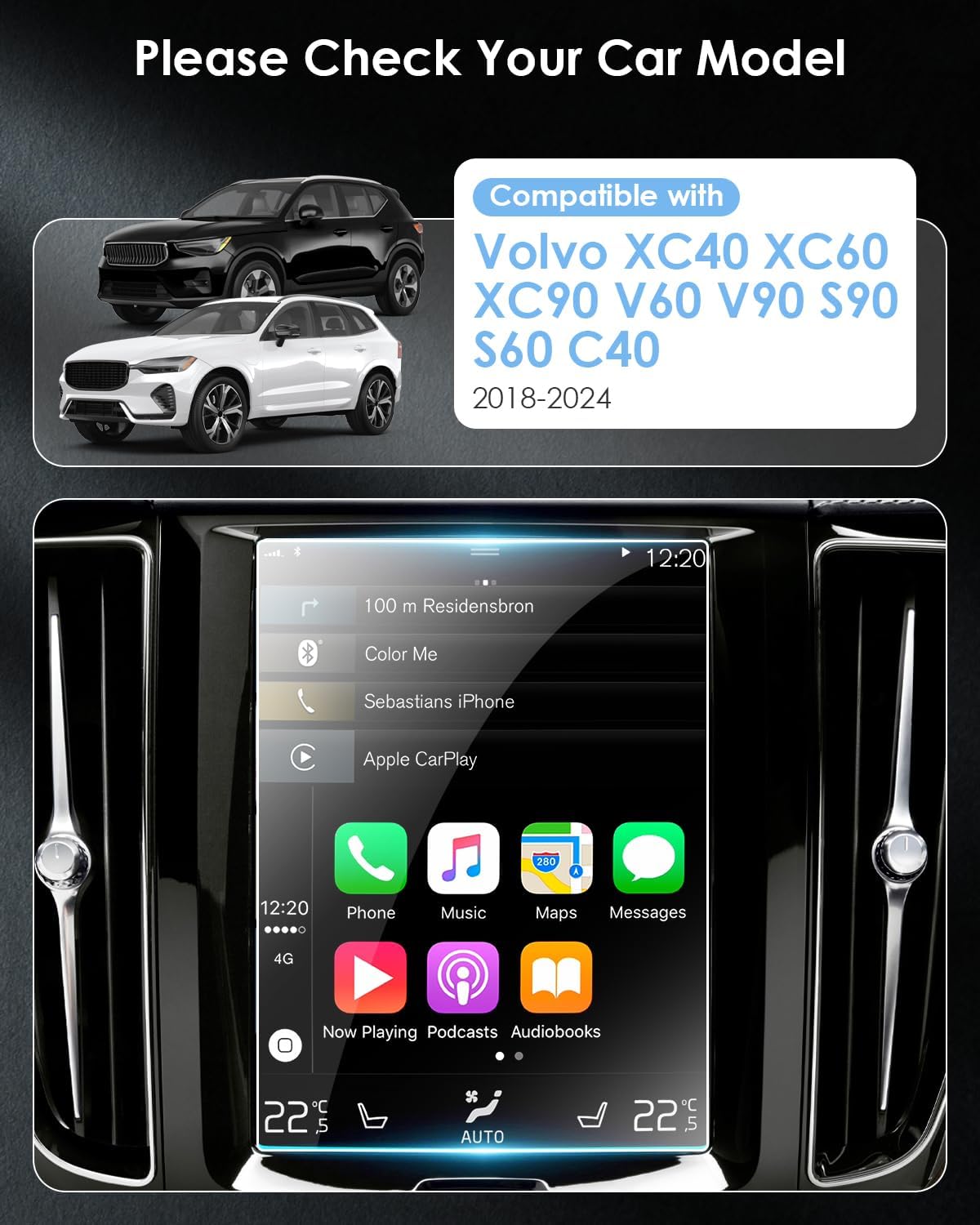 Volvo Navigation Screen Protector 2016+