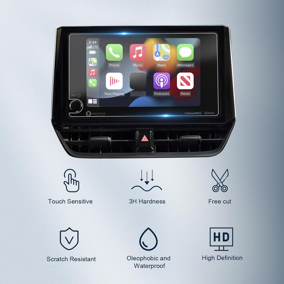 Protector de pantalla para salpicadero Toyota RAV4 12,3