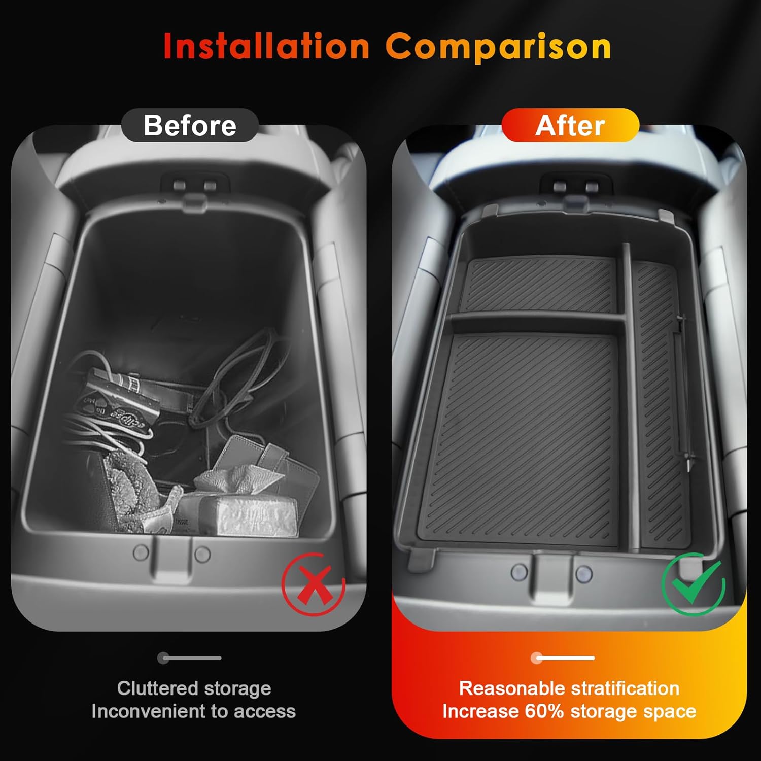 For Hyundai Palisade Hybrid Calligraphy 7-Seater Console Armrest Box 2026+