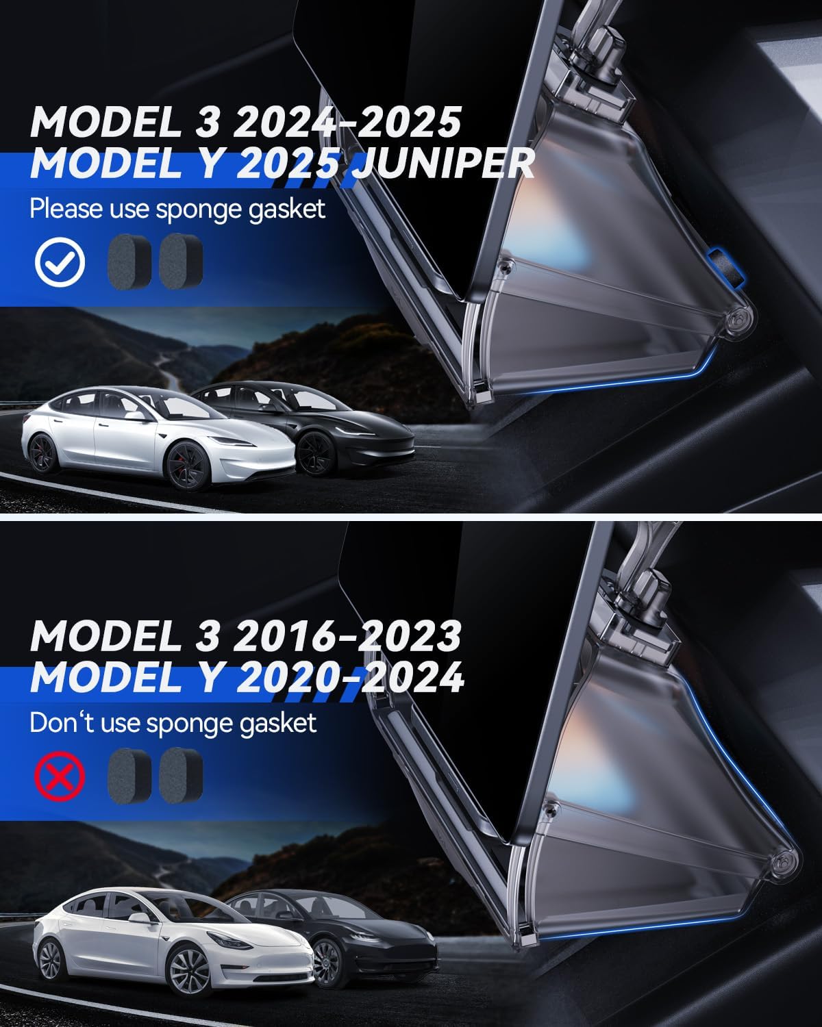 For Tesla Cybertruck Center Under Screen Storage Box 2024 2025+