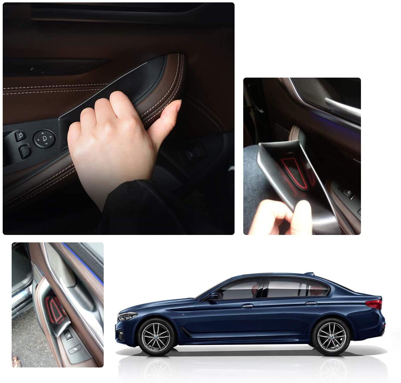 BMW 5 Series G30 G31 Door Handle Storage Tray 2017-2021 - LFOTPP Car Accessories