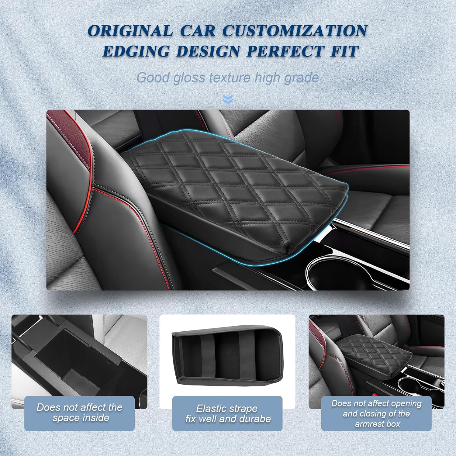 For Chevy Equinox(LT/RS/ACTIV) Center Console Armrest Cover 2025