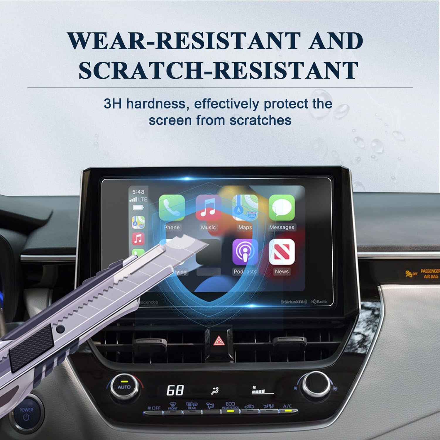 Protector de pantalla para salpicadero Toyota RAV4 12,3" 2023+