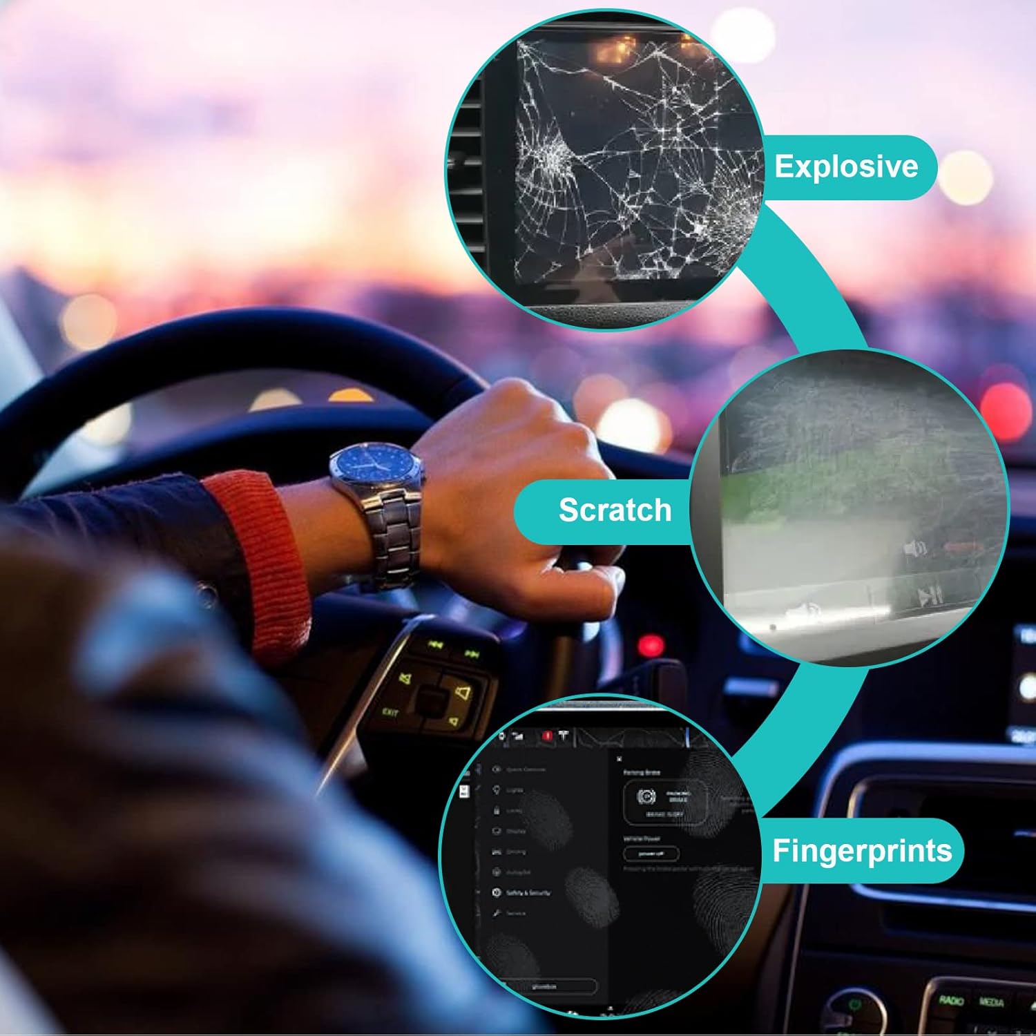 Protector de pantalla Toyota RAV4 10.5" 2023+