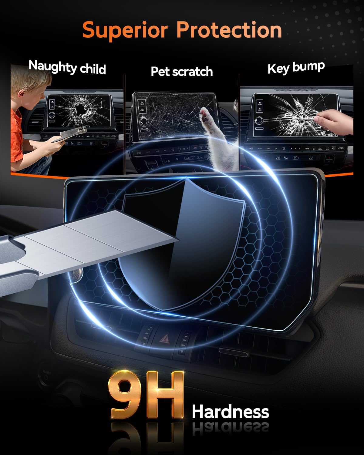 Protector de pantalla Toyota RAV4 10.5" 2023+