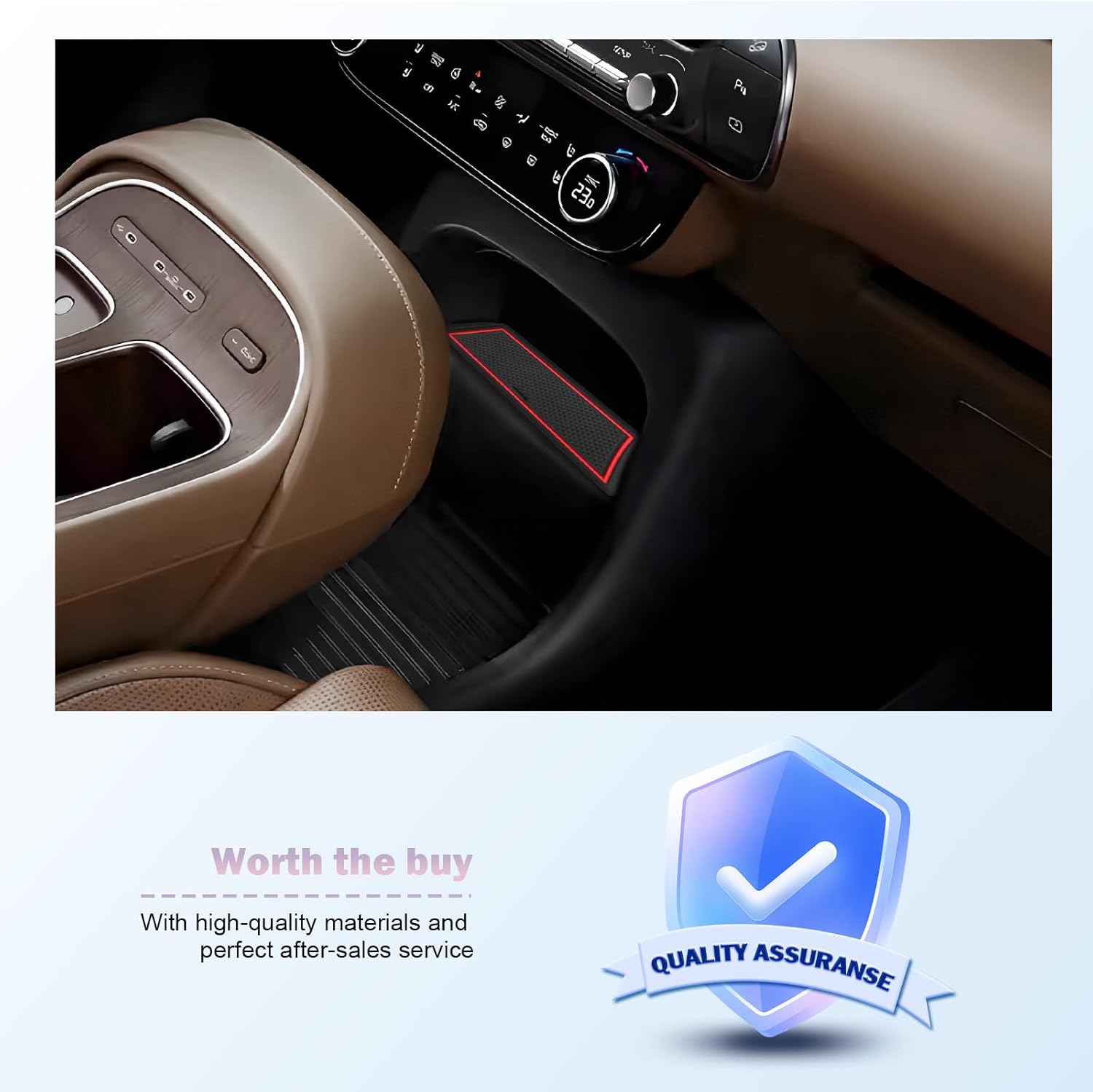 For Hyundai Palisade SE/SEL/XRT/Limited/Calligraphy Center Console Liners Mats 2026+