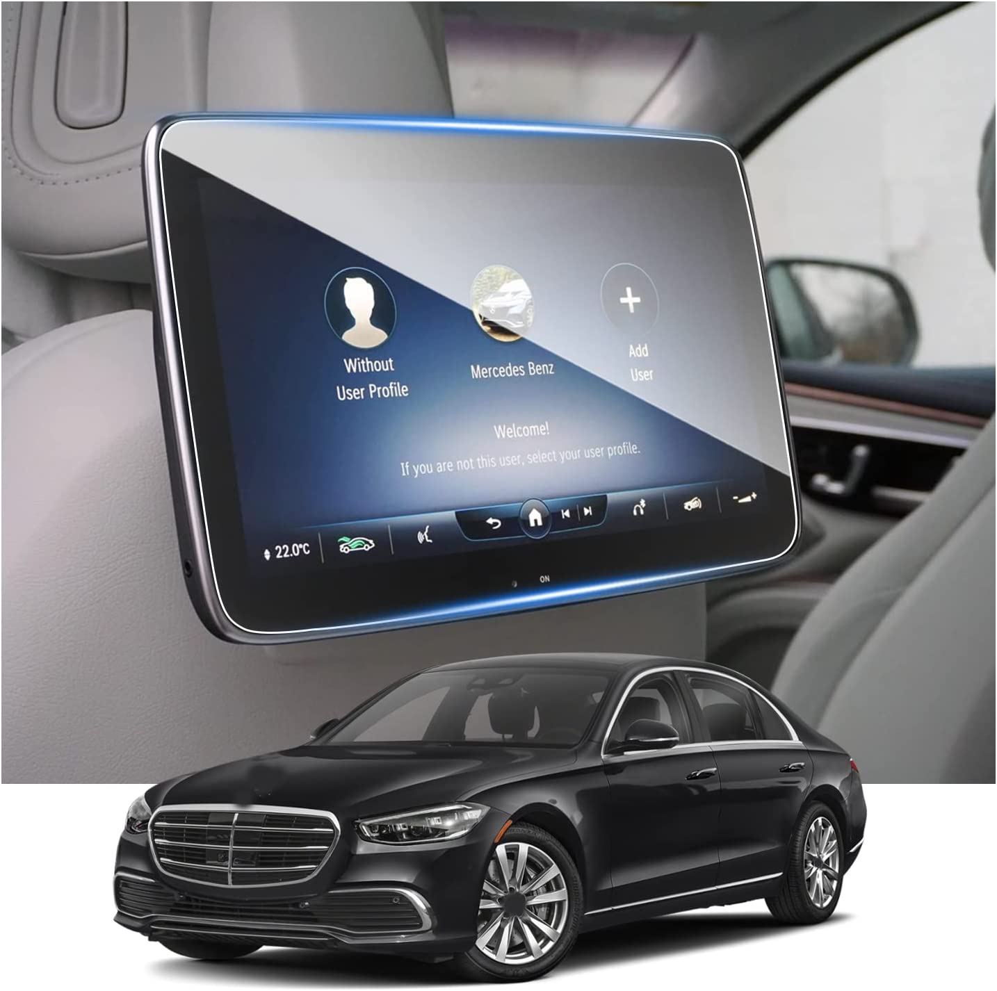 Mercedes S-Class W223 Screen Protector 2021+ - LFOTPP Car Accessories