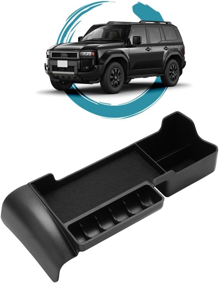 For Toyota Land Cruiser 250 Center Console Organizer 2024 2025 2026