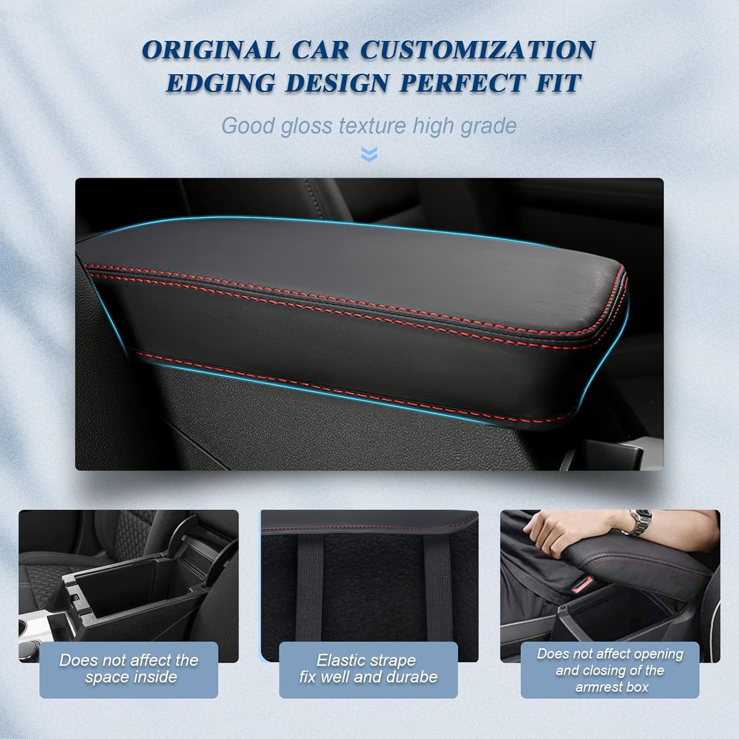 For Chevy Blazer Center Console Armrest Cover 2019-2025+