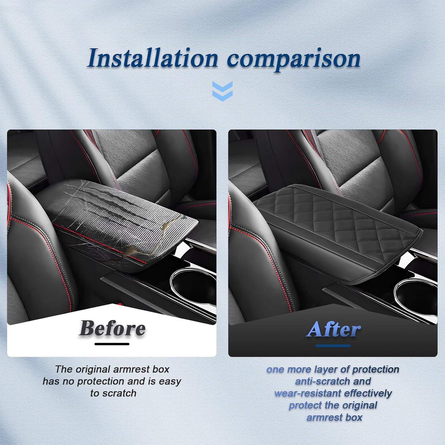 For Chevy Equinox(LT/RS/ACTIV) Center Console Armrest Cover 2025