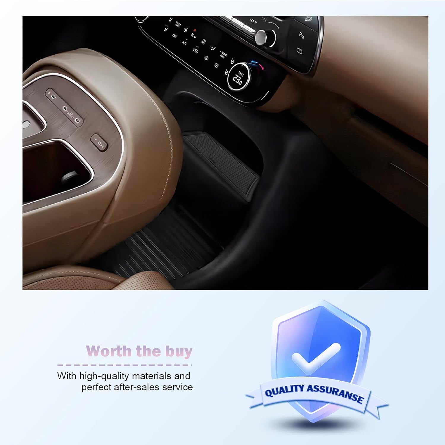 For Hyundai Palisade SE/SEL/XRT/Limited/Calligraphy Center Console Liners Mats 2026+