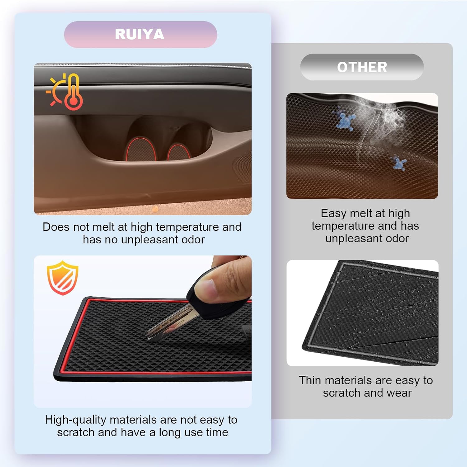 For Hyundai Palisade SE/SEL/XRT/Limited/Calligraphy Center Console Liners Mats 2026+