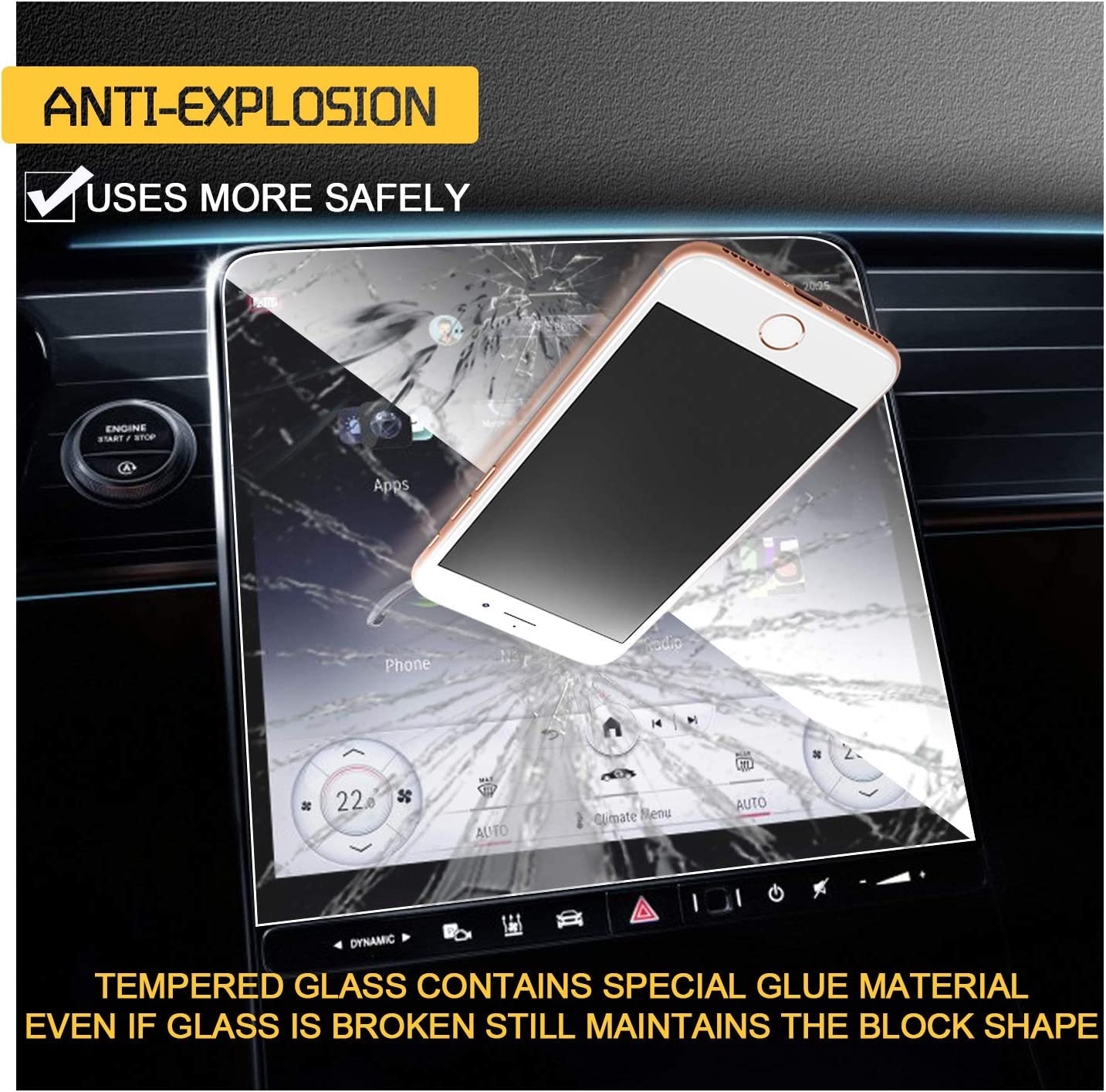 Mercedes S-Class W223 Screen Protector 2021+ - LFOTPP Car Accessories