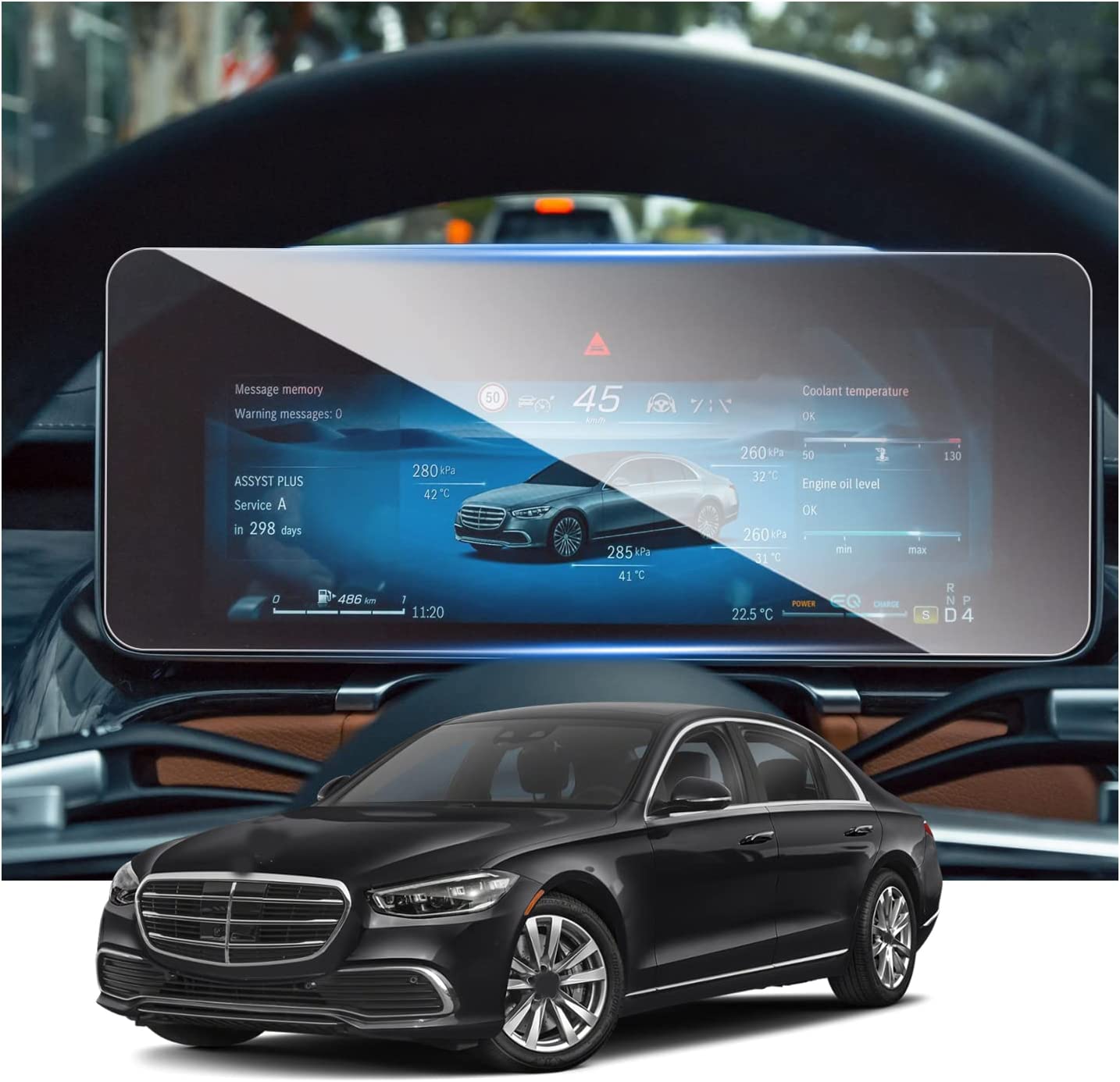 Mercedes S-Class W223 Screen Protector 2021+ - LFOTPP Car Accessories