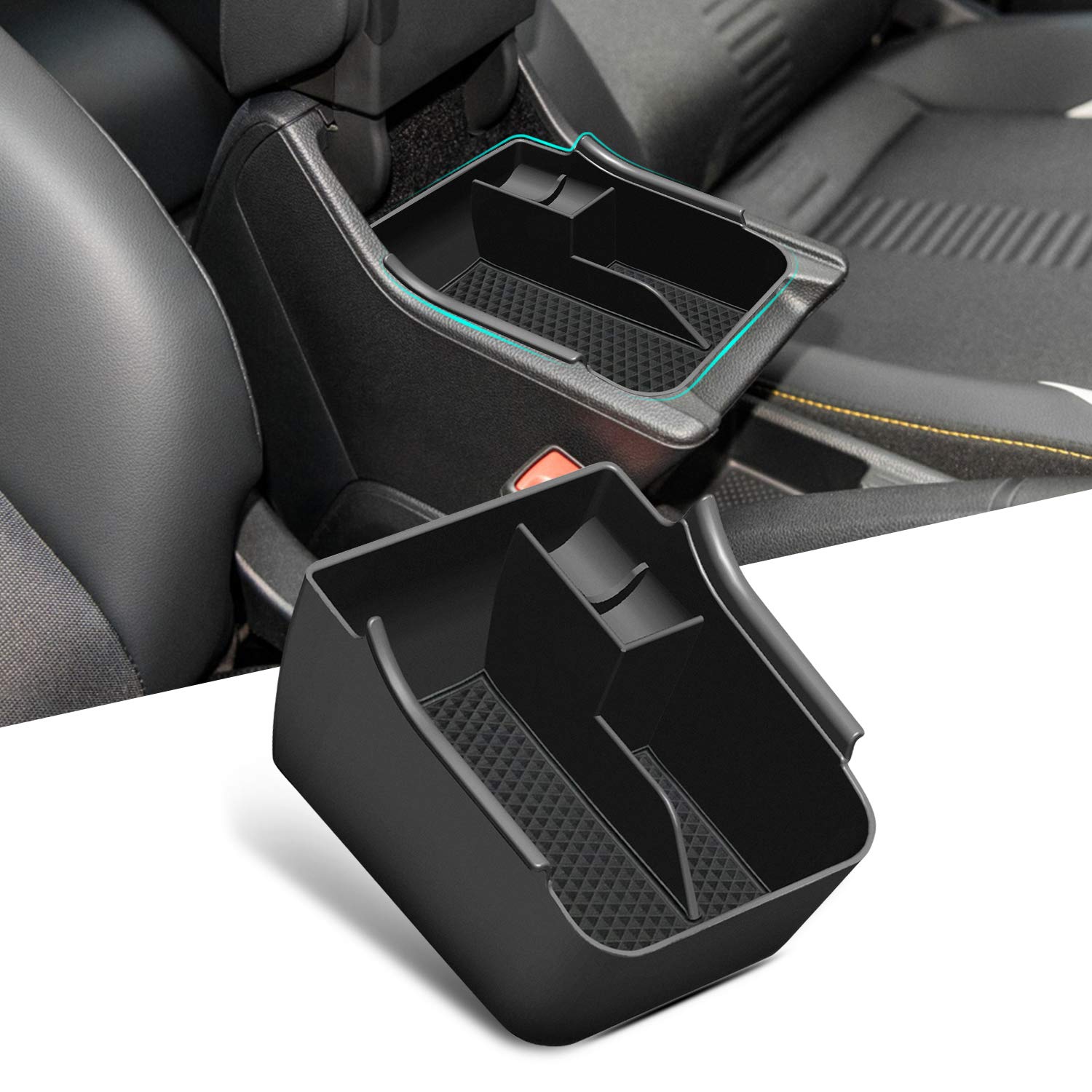 VW Polo MK6 Center Armrest Storage Tray 2018+ - LFOTPP Car Accessories