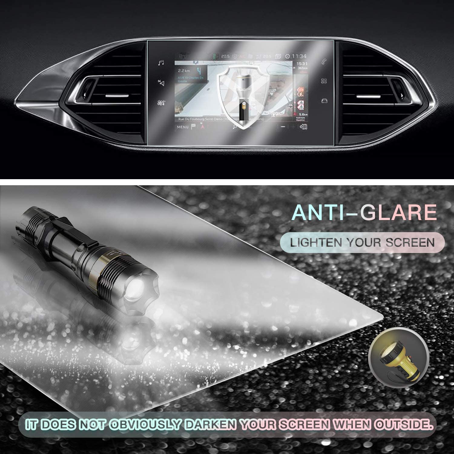 Citroen C3 C4 9.7" Screen Protector 2022+ - LFOTPP Car Accessories