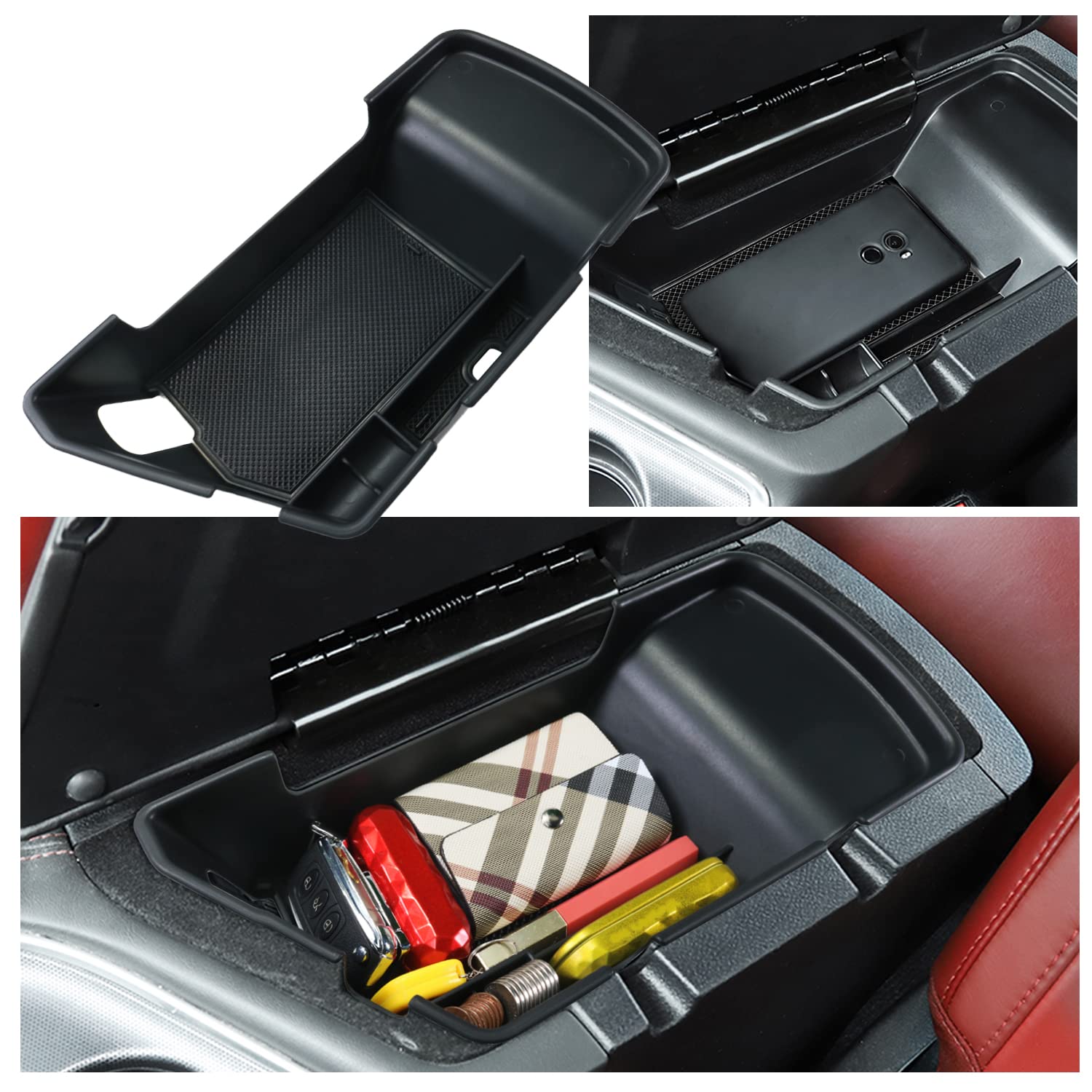 Dodge Challenger Center Console Organizer Tray 2015-2019 - LFOTPP Car Accessories