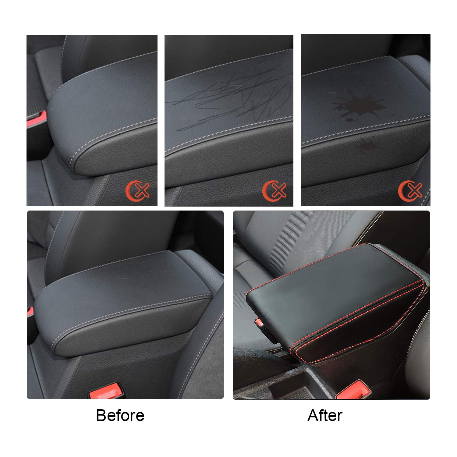 VW Polo MK6 AW1 GTI Armrest Cover 2018+ - LFOTPP Car Accessories