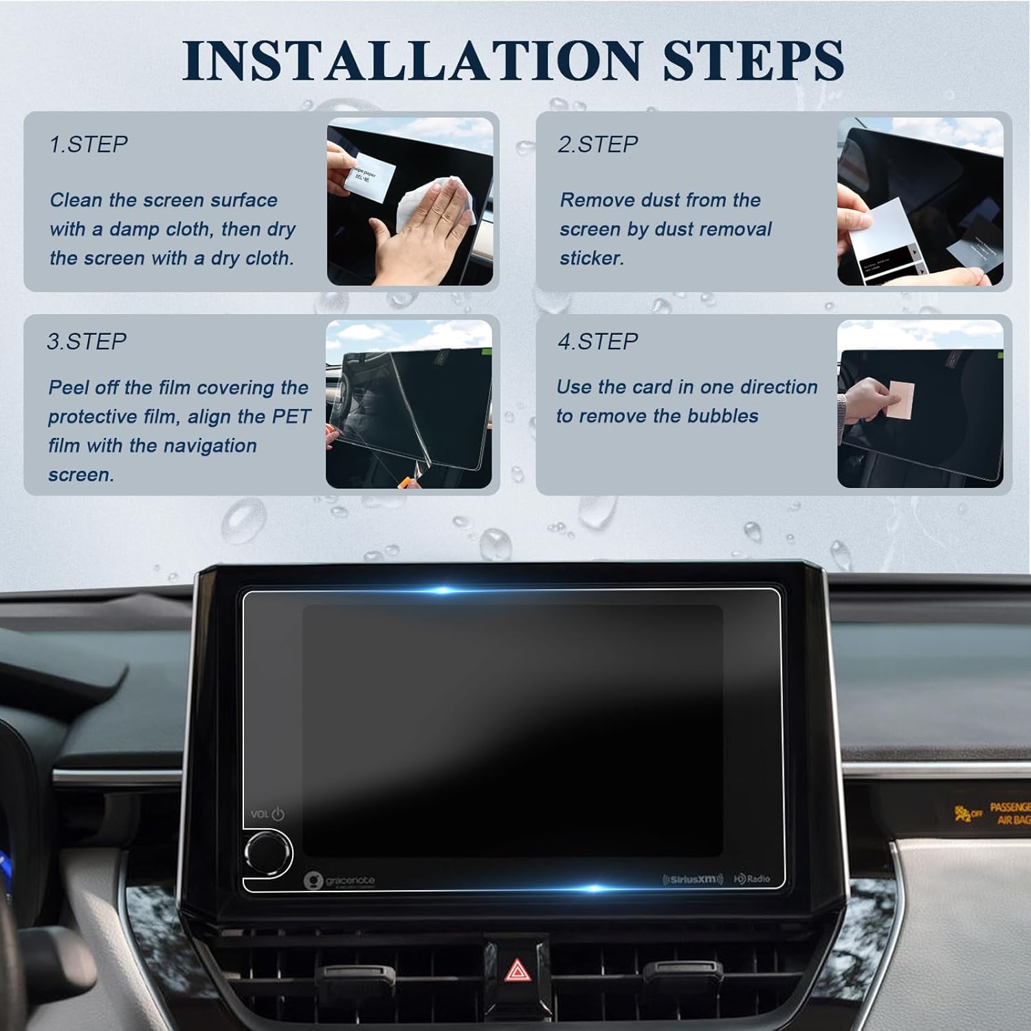 Protector de pantalla para salpicadero Toyota RAV4 12,3" 2023+