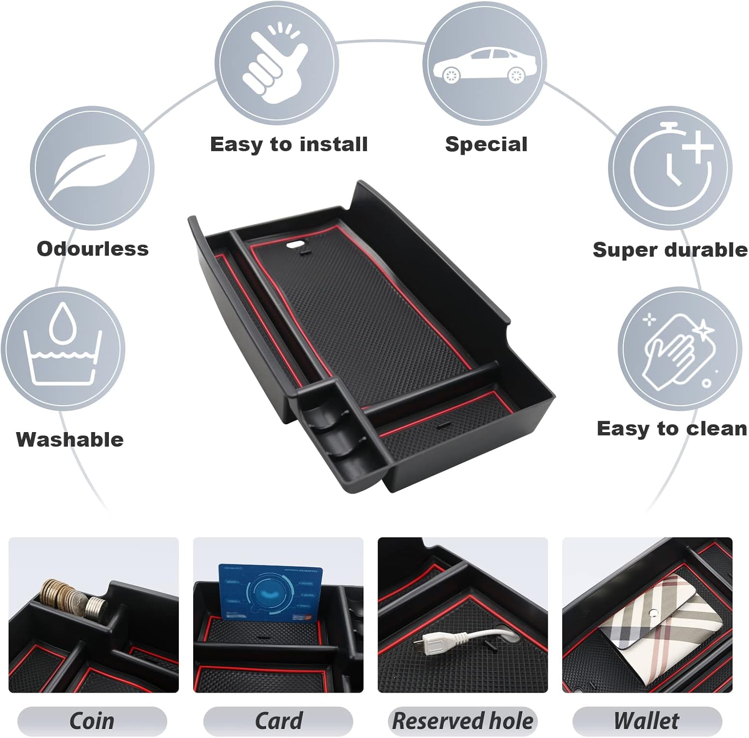 Ablagefach für die Mittelarmlehne des Ford Bronco Sport CX430 ab 2021