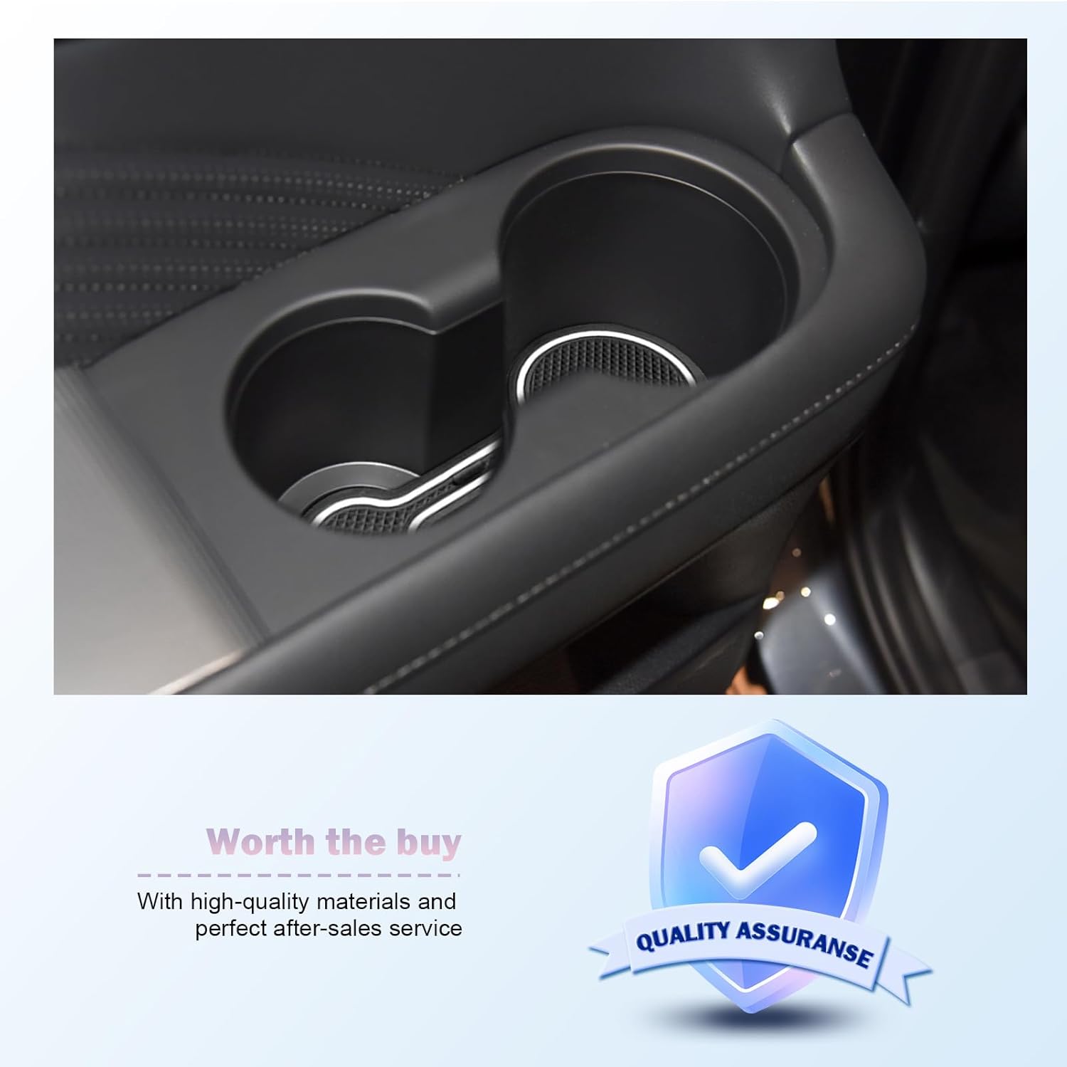 For Hyundai Palisade SE/SEL/XRT/Limited/Calligraphy Center Console Liners Mats 2023 2024 2025