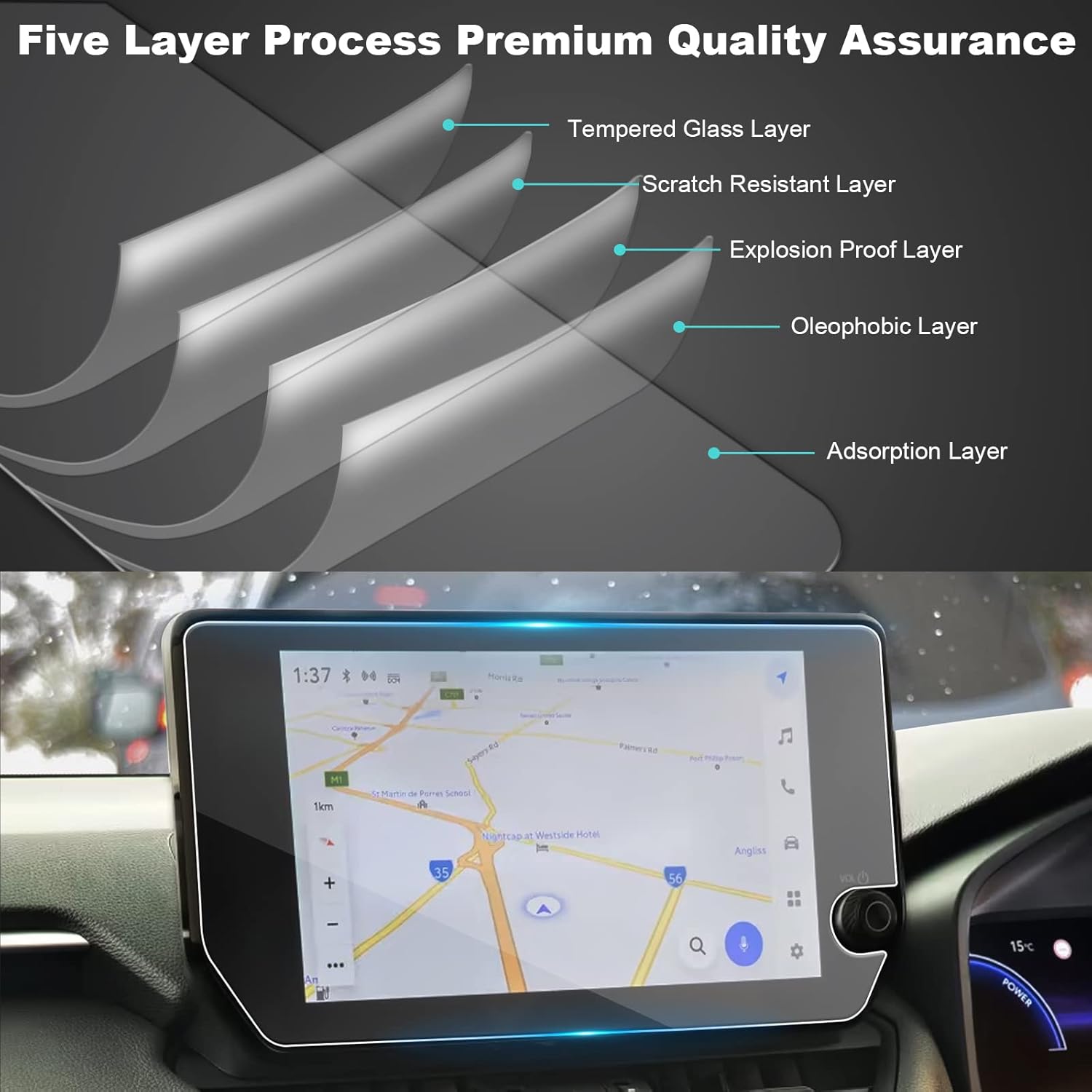 Protector de pantalla Toyota RAV4 10.5" 2023+