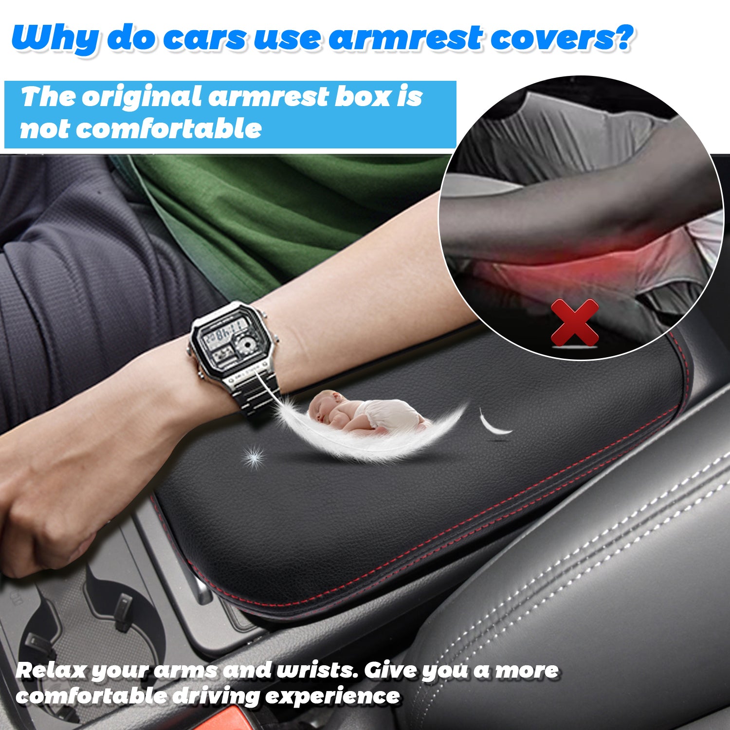 Audi Q5 Armrest Cover 2018+ - LFOTPP Car Accessories