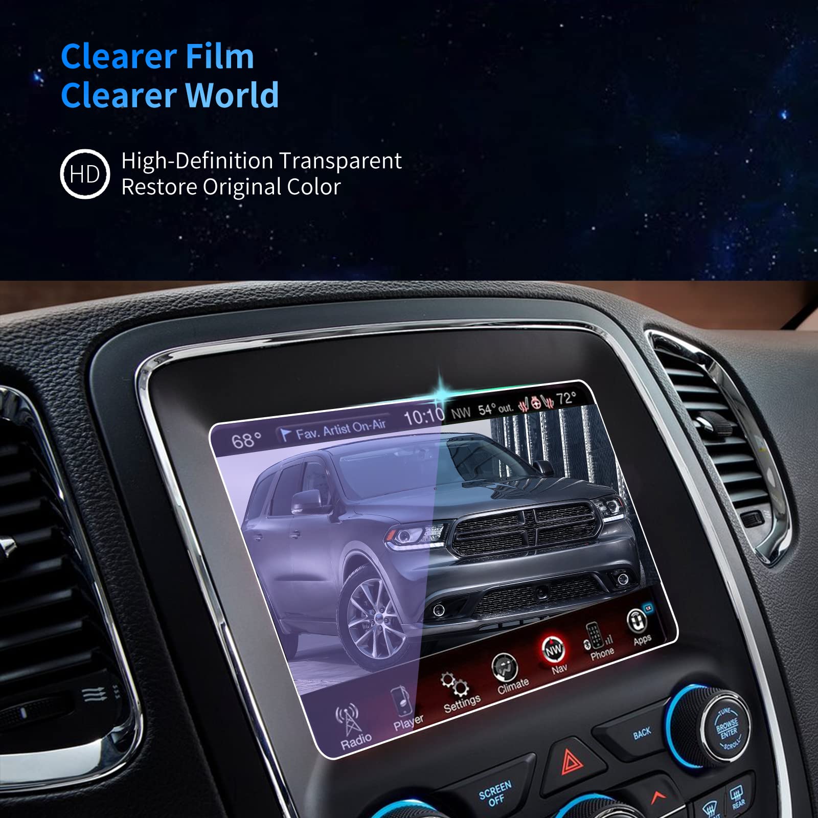 Dodge Durango Screen Protector 2014+ - LFOTPP Car Accessories