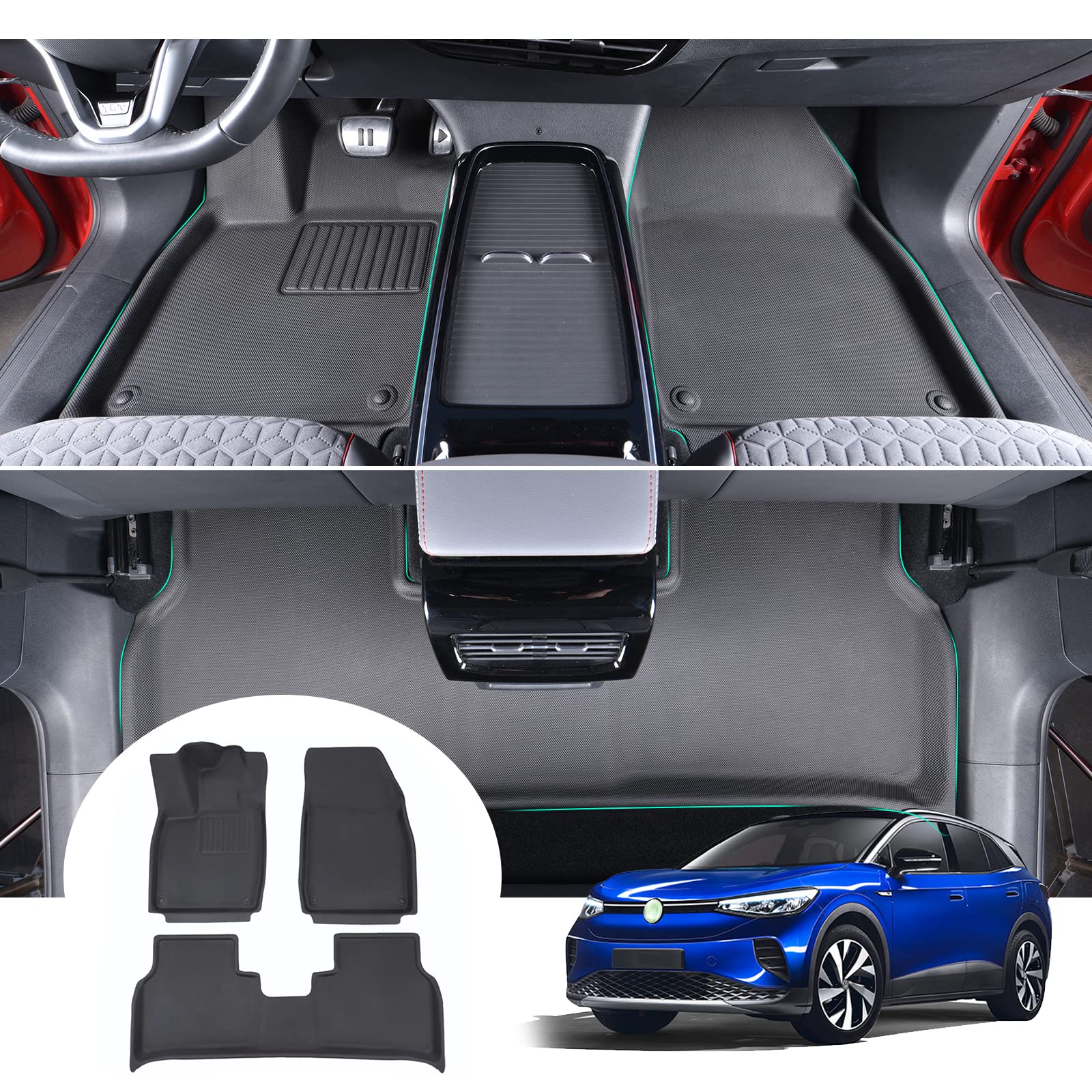 VW ID.4 Floor Mats 2021+ - LFOTPP Car Accessories