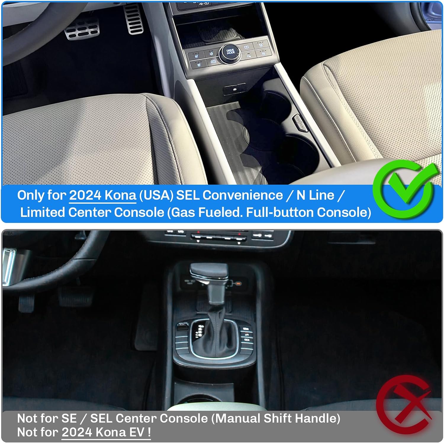 Hyundai Kona Center Console Tray 2024 (Left-Hand)