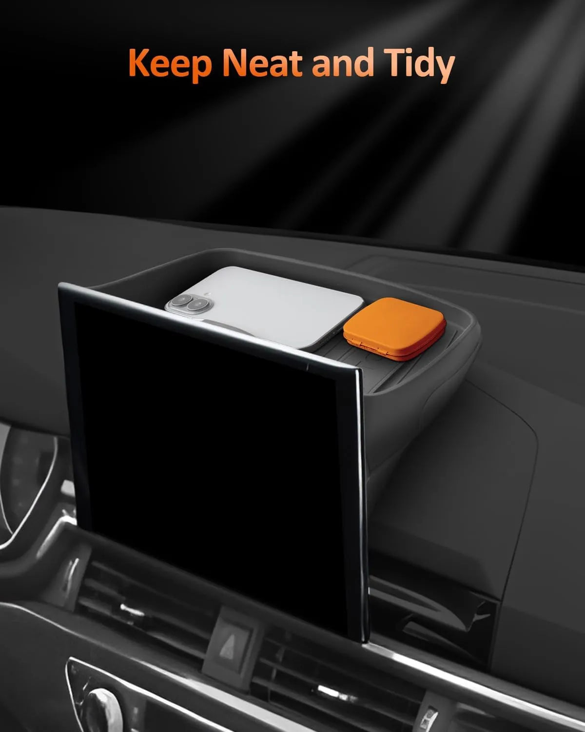 For Audi A4L/A4/S4/A5/S5/Q5/Q5L Behind Screen Dash Storage 2020-2025