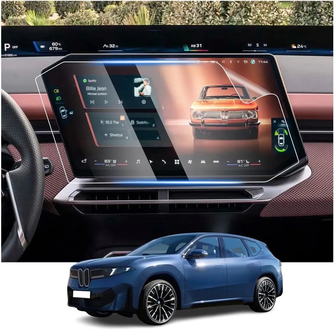 For BMW iX3 17.9-Inch Multimedia Screen Protector 2027+