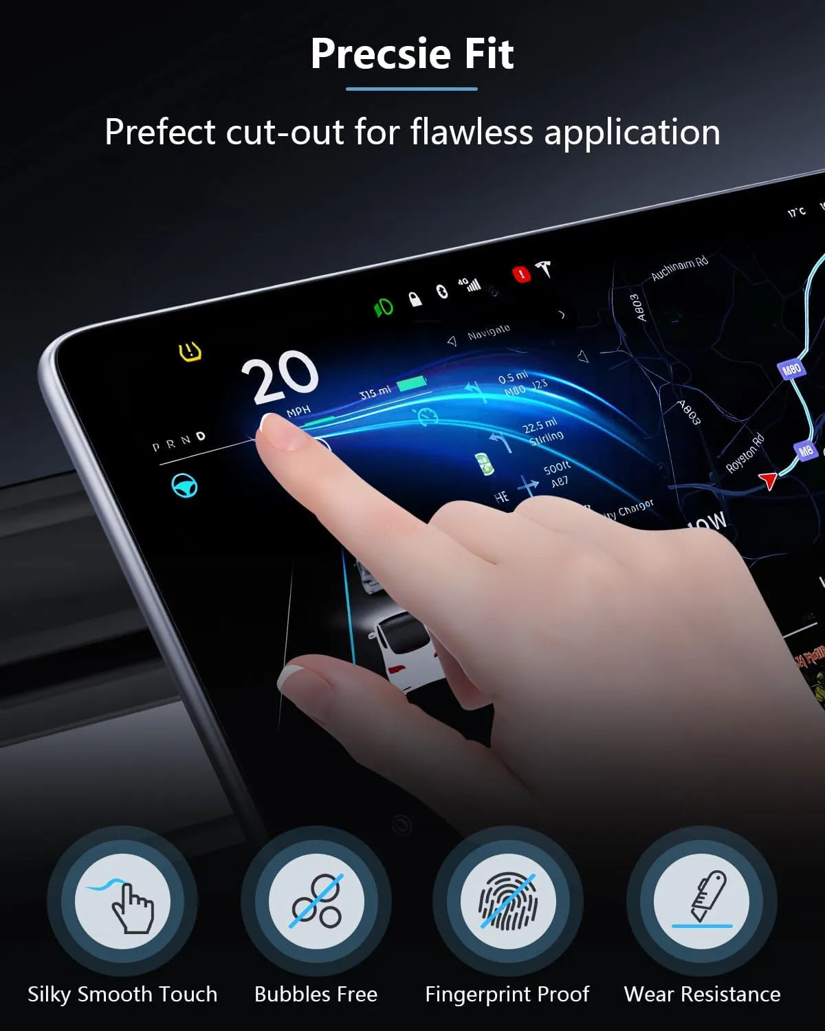 For BMW iX3 17.9-Inch Multimedia Screen Protector 2027+