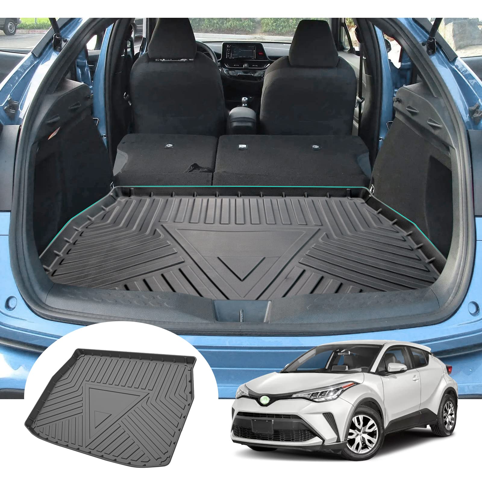 Toyota C-HR TPE Floor Trunk Mats 2016+