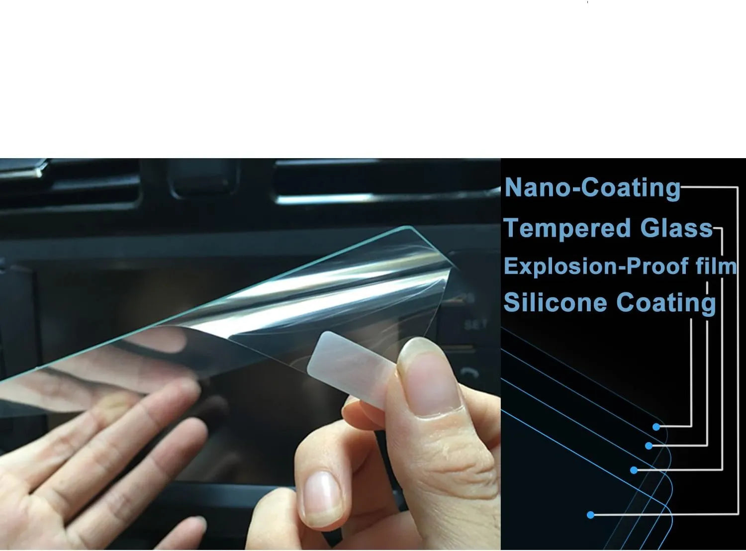 For VW Golf 7 Golf Sport Wagen Screen Protector 2018-2021