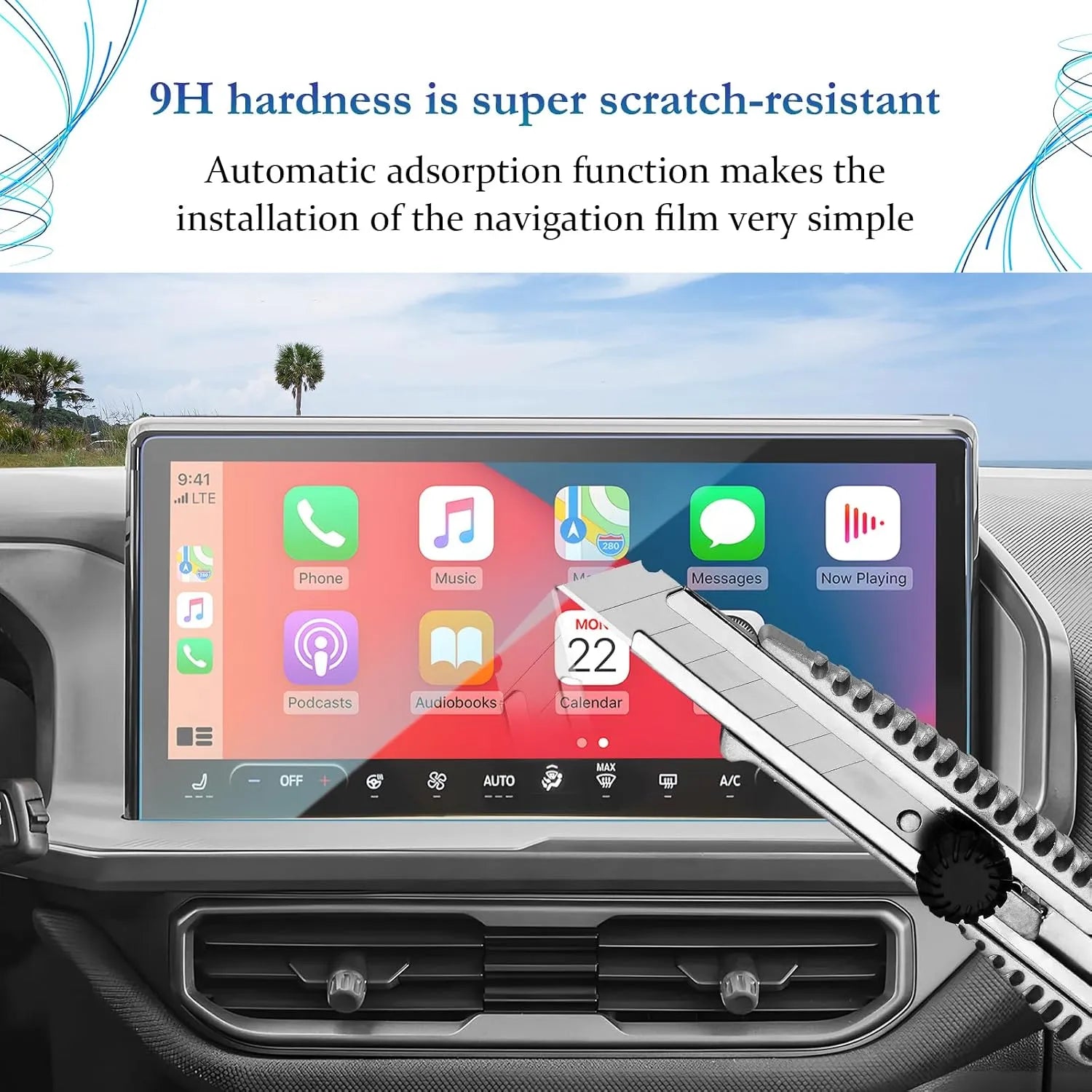 For Ford Bronco Sport (Big Bend/Free Wheeling/Heritage/Outer Banks/Badlands) 13.2” Sync4 Infotainment Touchscreen Protector 2025 2026+