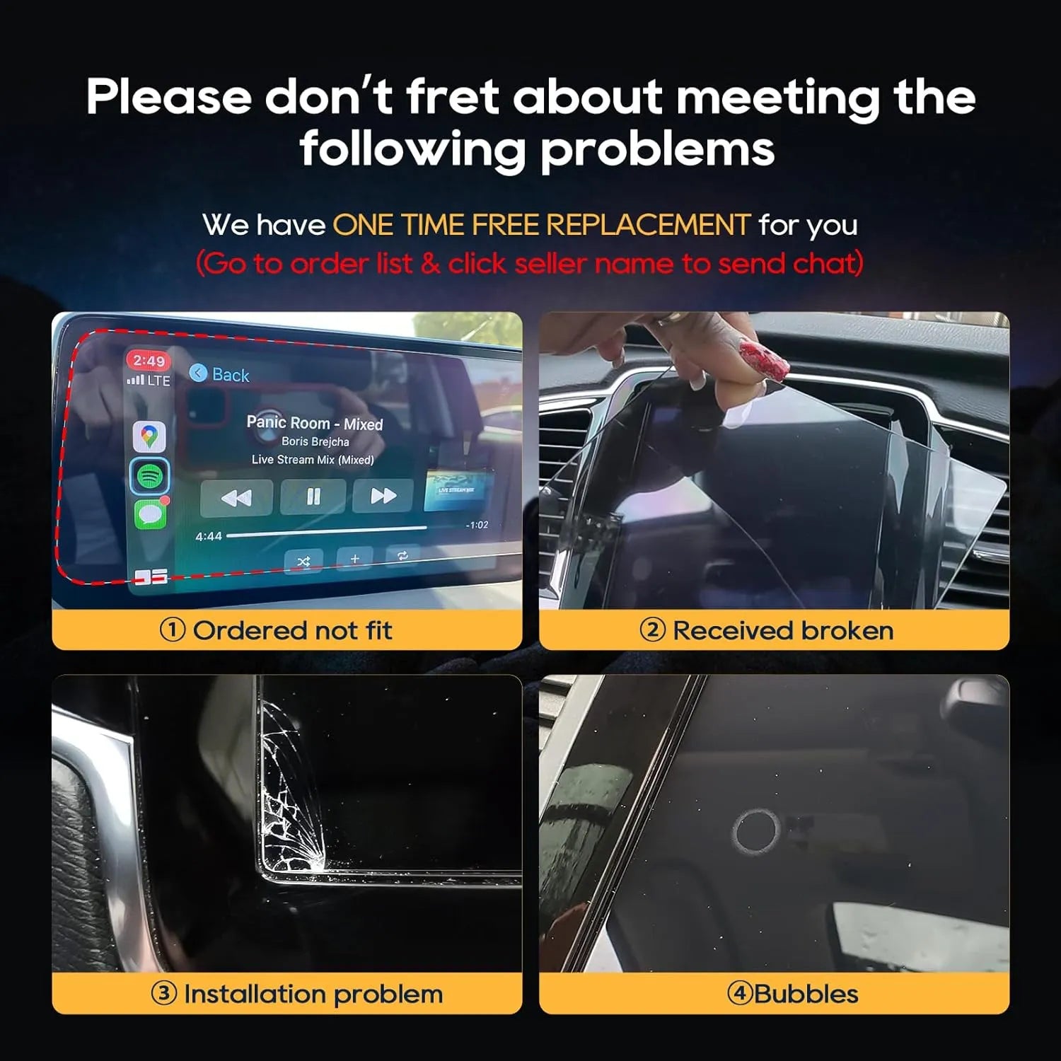 For VW Golf 7 Golf Sport Wagen Screen Protector 2018-2021