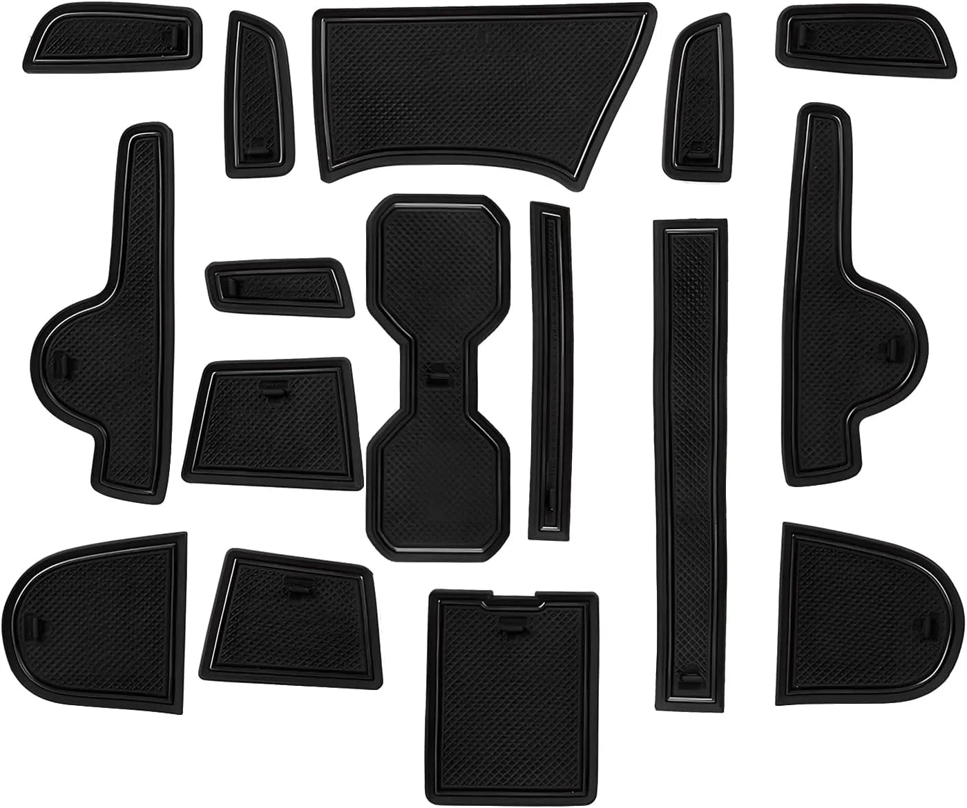 For Jeep Renegade Door Slot Mats Liner  2019-2026