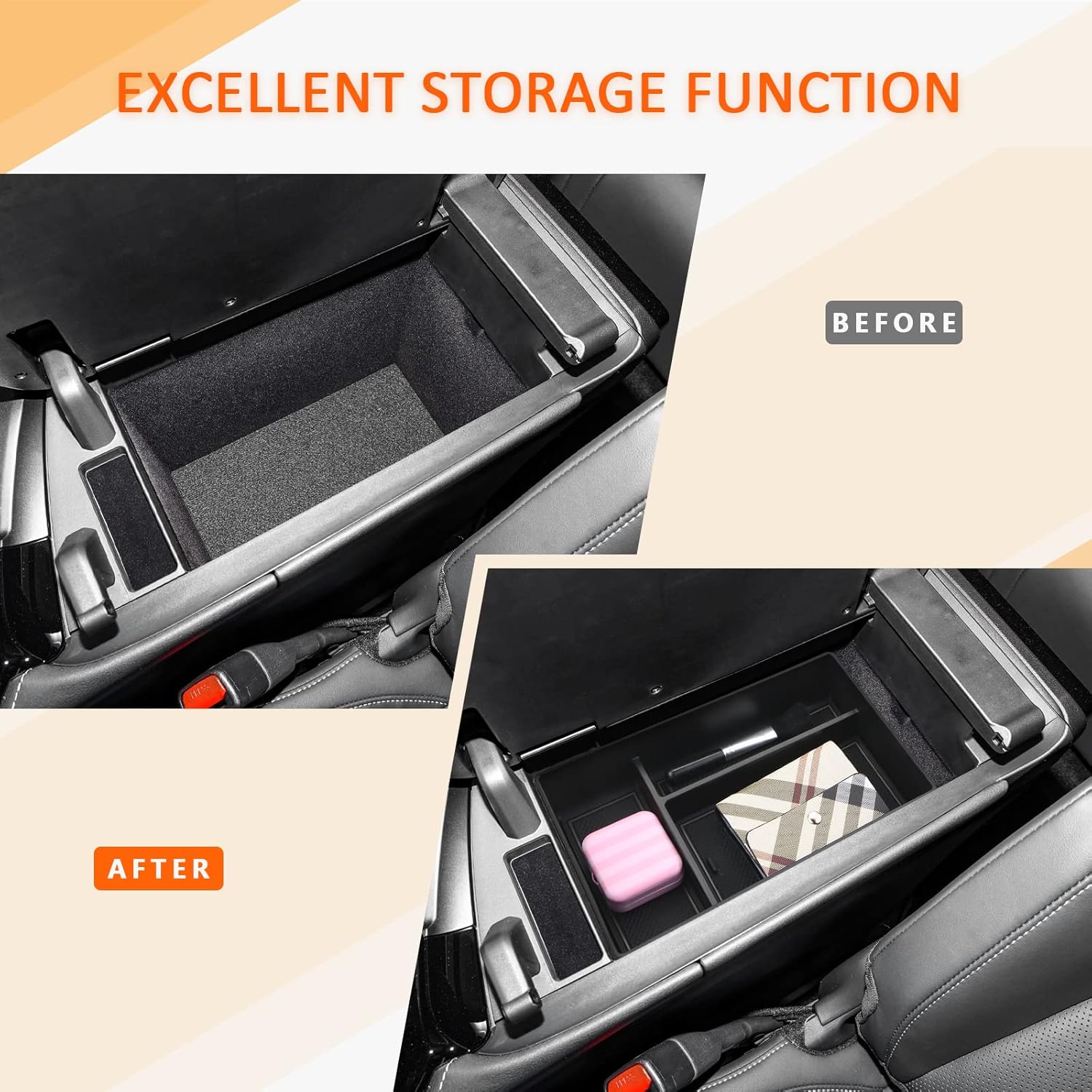 Leuxs NX Ablagefach für die Mittelarmlehne