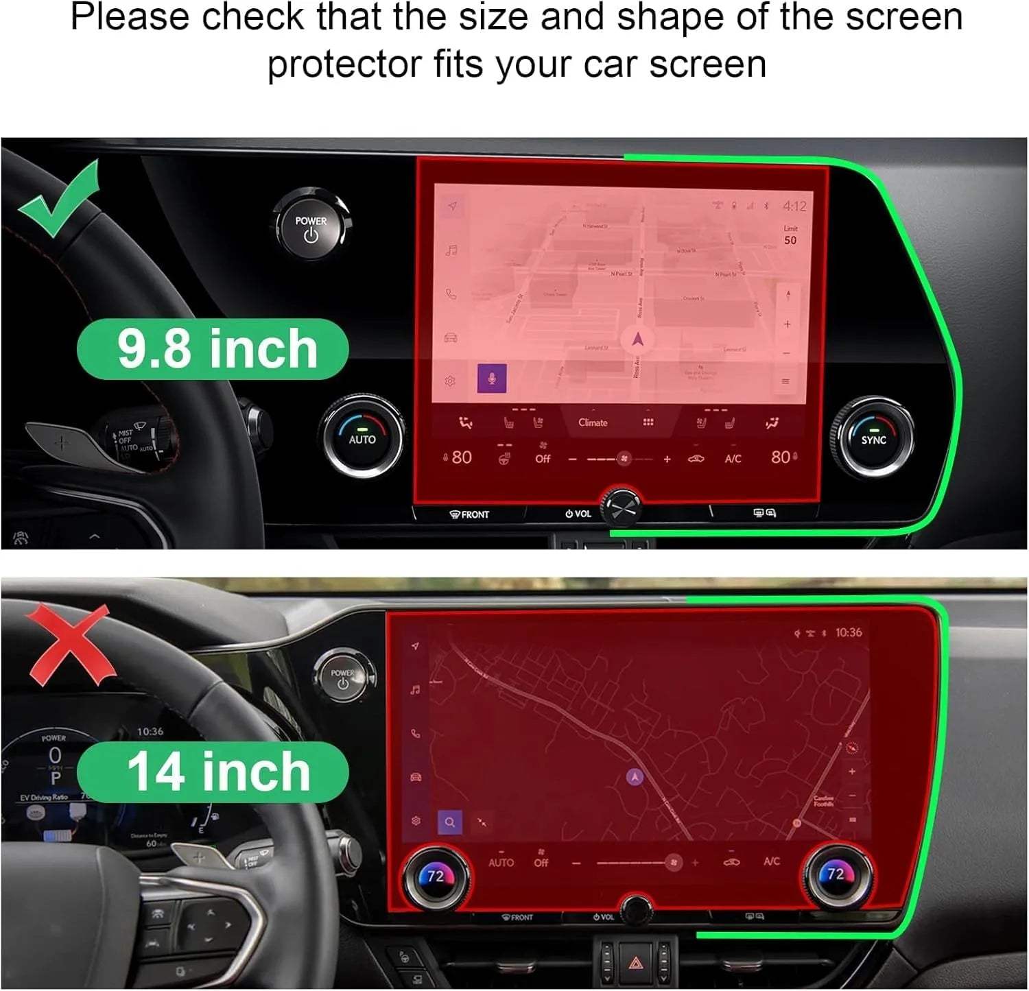 For Lexus NX Screen Protector 2022+