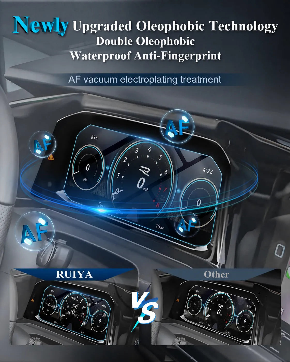 For VW Golf GTI Mk8 Navigation Screen Protector 2020+