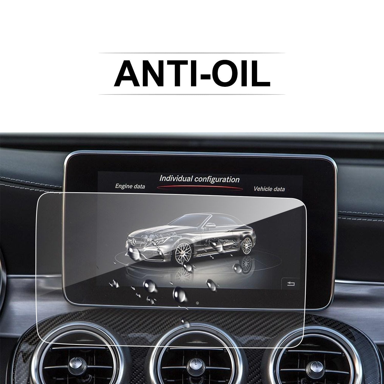 Mercedes C-Class W205 GLC X253 V-Class 8.4" Screen Protector - LFOTPP Car Accessories