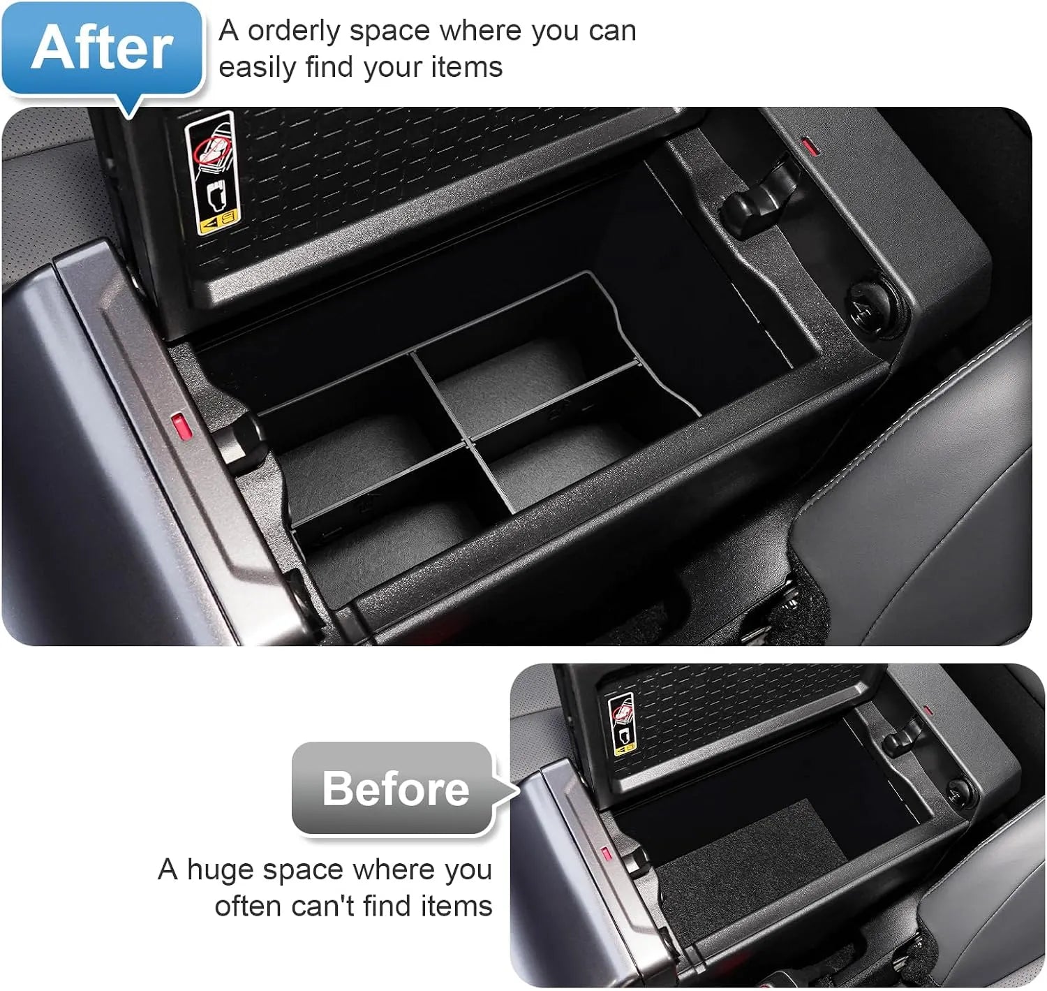 For Toyota RAV4 Armrest Storage Tray 2026 2027