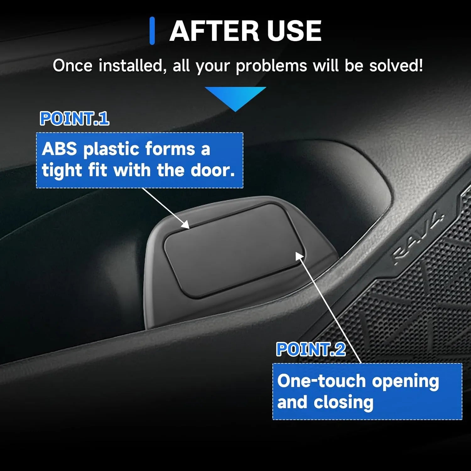 For Toyota Rav4 Door Trash Can 2019-2025